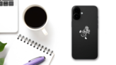 Big Baseball Player Throwing Ball Sticker on a Phone (New) example