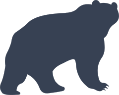 Big Bear Walking Sticker