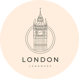 Big Ben London UK Tower Line Art Sticker