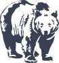 Big Black Bear Sticker