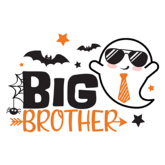 Big Brother Halloween Ghost Sticker