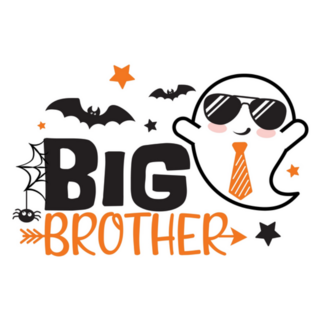 Big Brother Halloween Ghost Sticker