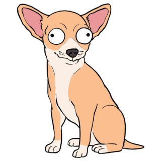 Big Eye Chihuahua Sticker
