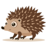 Big Eyed Hedgehog Sticker