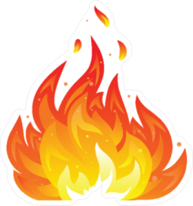 Big Fire Sticker