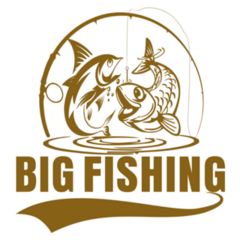 Big Fishing Sticker