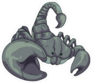 Big Gray Scorpion Sticker