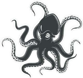 Big Octopus Sticker