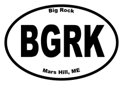 Big Rock Oval Sticker