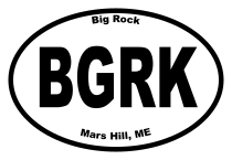 Big Rock Oval Sticker