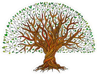 Big Tree With Roots Sticker