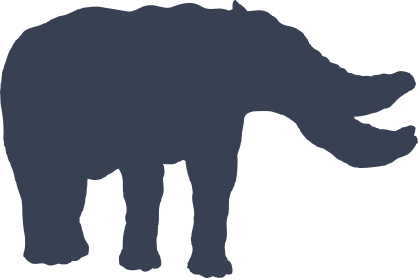 Big Woolly Mammoth Dinosaur Sticker