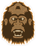 Bigfoot Face Sticker