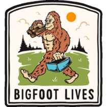 Bigfoot Lives Again Sticker