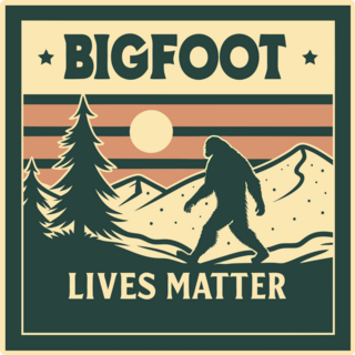 Bigfoot Lives Matter Sticker