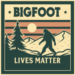 Bigfoot Lives Matter Sticker