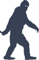 Bigfoot or Sasquatch Sighting Sticker