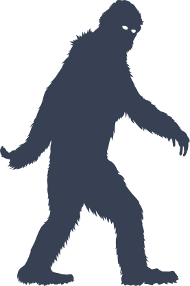 Bigfoot or Sasquatch Sighting Sticker