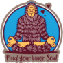 Bigfoot Sasquatch Yoga Sticker