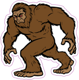 Bigfoot Sports Mascot Sticker