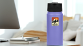 Bigfoot Sports Player Sticker on a Water Bottle (New) example