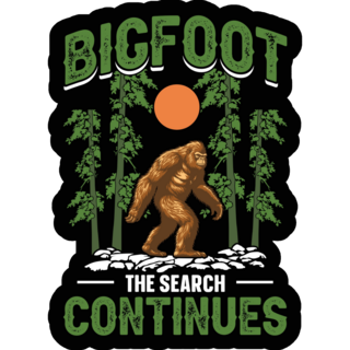 Bigfoot The Search Sticker