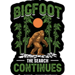 Bigfoot The Search Sticker