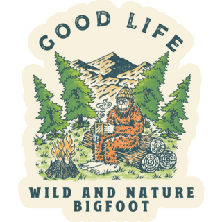 Bigfoot Wild And Nature Sticker