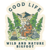 Bigfoot Wild And Nature Sticker