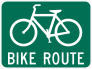Bike Route Sticker