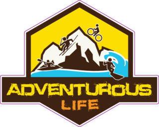 Biking, Skiing, Kayaking, Surfing, Mountain Wave, Adventure Graphic