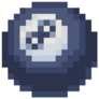 Billiard Ball Icon Sticker