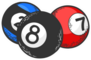 Billiard Balls Illustration Sticker
