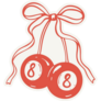 Billiard Cherry Sticker