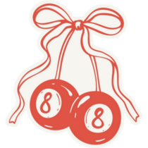 Billiard Cherry Sticker