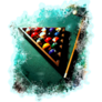 Billiard Game Paint Sticker