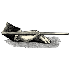 Billiard Vintage Hand Sticker