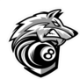 Billiard Wolf Team Logo Sticker