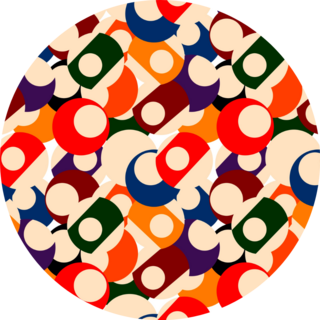 Billiards Balls Pattern Sticker