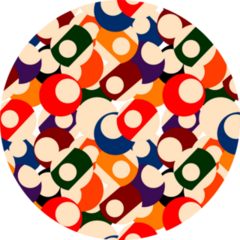 Billiards Balls Pattern Sticker