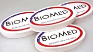 Biomed Custom Oval Stickers