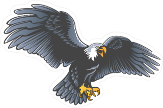 Bird of Prey Eagle Sticker
