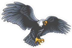 Bird of Prey Eagle Sticker