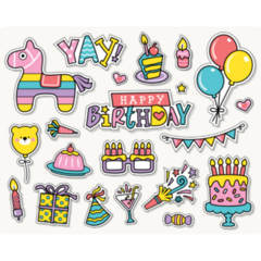 Birthday Party Sticker Sheet