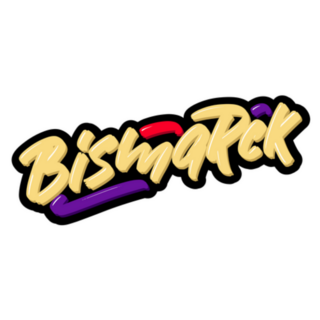 Bismarck North Dakota Brush Lettering Sticker