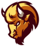 Bison Buffalo Mascot Sticker