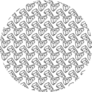 Black And White Seamless Cheese Sticker