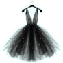Black Fancy Dress Fashion Sticker