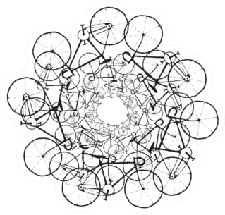 Black Grunge Bikes In Circle Sticker