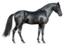 Black Horse On White Sticker